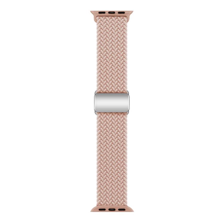 For Apple Watch 42mm / 41mm / 40mm / 38mm Kalebol Nylon Loop Magnetic Buckle Watch Band(Pink Sand) - Watch Bands by Kalebol | Online Shopping UK | buy2fix