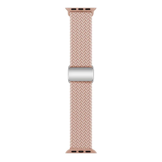 For Apple Watch 42mm / 41mm / 40mm / 38mm Kalebol Nylon Loop Magnetic Buckle Watch Band(Pink Sand) - Watch Bands by Kalebol | Online Shopping UK | buy2fix