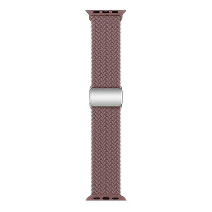 For Apple Watch 42mm / 41mm / 40mm / 38mm Kalebol Nylon Loop Magnetic Buckle Watch Band(Smoky Purple) - Watch Bands by Kalebol | Online Shopping UK | buy2fix