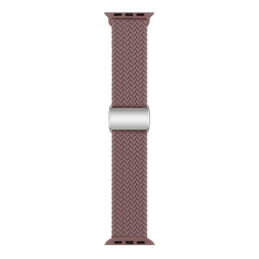 For Apple Watch 42mm / 41mm / 40mm / 38mm Kalebol Nylon Loop Magnetic Buckle Watch Band(Smoky Purple) - Watch Bands by Kalebol | Online Shopping UK | buy2fix