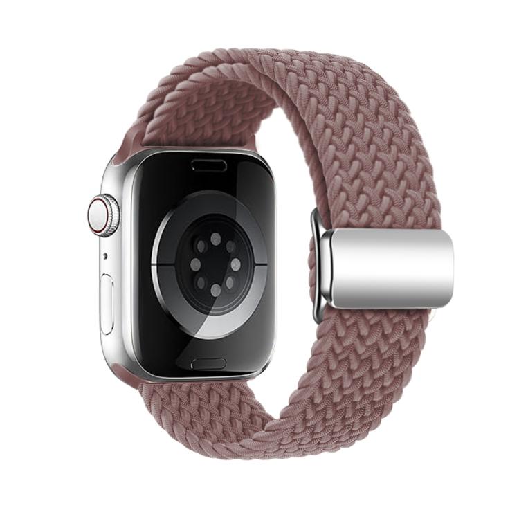 For Apple Watch 42mm / 41mm / 40mm / 38mm Kalebol Nylon Loop Magnetic Buckle Watch Band(Smoky Purple) - Watch Bands by Kalebol | Online Shopping UK | buy2fix