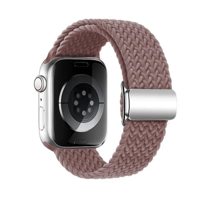 For Apple Watch 42mm / 41mm / 40mm / 38mm Kalebol Nylon Loop Magnetic Buckle Watch Band(Smoky Purple) - Watch Bands by Kalebol | Online Shopping UK | buy2fix