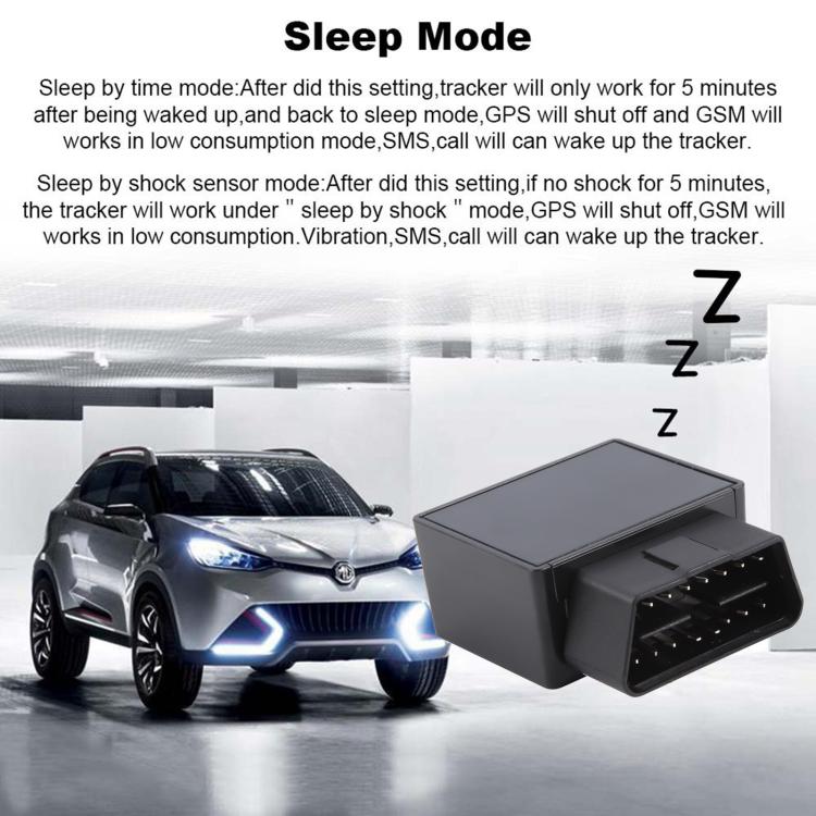 OBD Car 4G GPS Locator Tracker(Black) - Car Tracker by buy2fix | Online Shopping UK | buy2fix