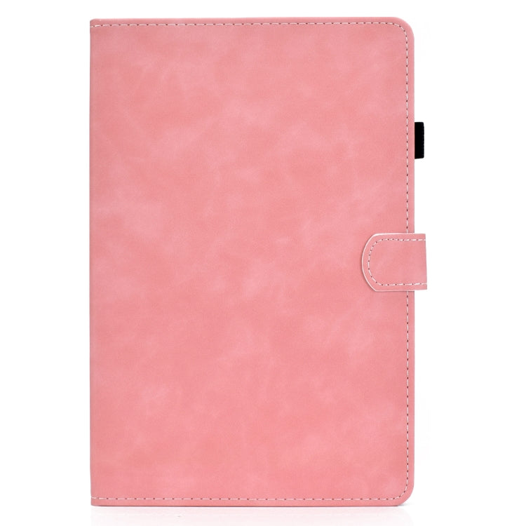 For Samsung Galaxy Tab S8 / Galaxy Tab S7 T870 Cowhide Texture Horizontal Flip Leather Case with Holder & Card Slots & Sleep / Wake-up Function(Rose Gold) by buy2fix