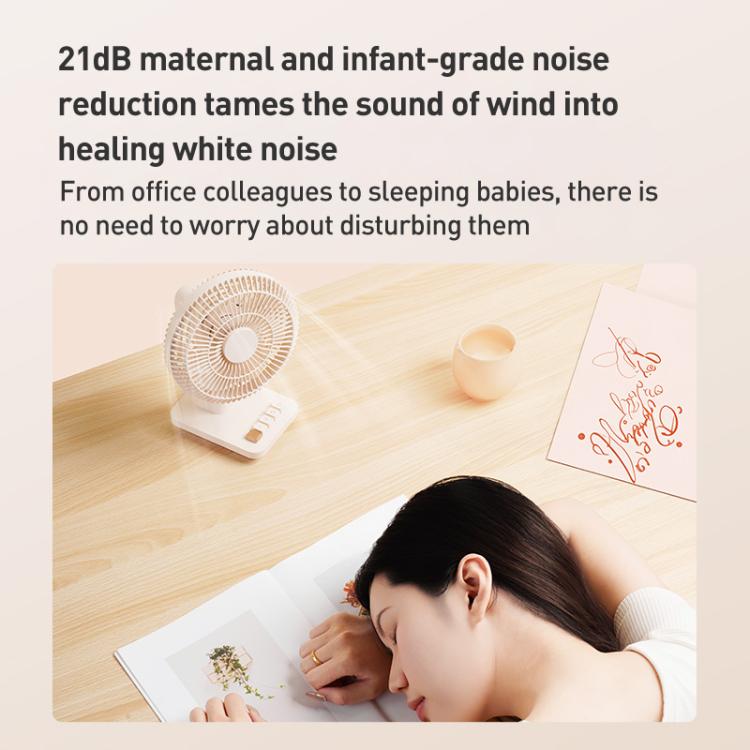 MOMAX IF20L2 Mini Soft Wind Desktop Electric Fan(Gold) - Electric Fans by MOMAX | Online Shopping UK | buy2fix