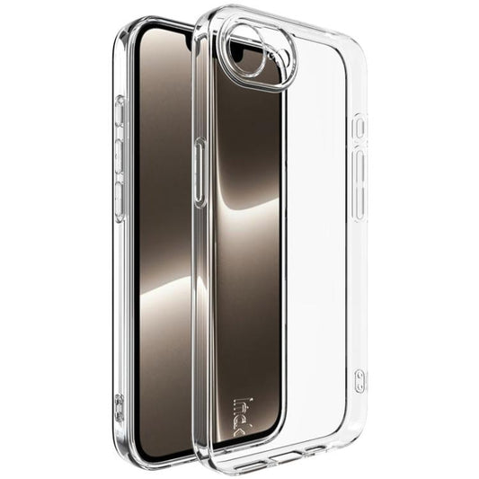 For iPhone 16e imak UX-5 Series Super Slim Transparent Shockproof TPU Protective Case(Transparent) - iPhone 16e Cases by imak | Online Shopping UK | buy2fix