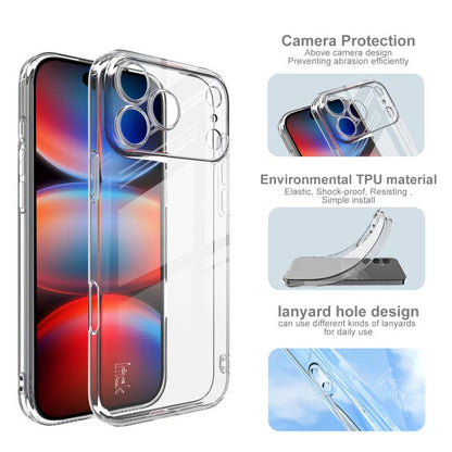 For iPhone 17 Pro Max imak UX-5 Series Super Slim Transparent Shockproof TPU Protective Case(Transparent) - iPhone 17 Pro Max Cases by imak | Online Shopping UK | buy2fix