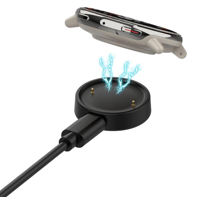 For Amazfit Bip 6 / Active 2 USB-C / Type-C Interface Smart Watch Charging Adapter(Black) - Charger by buy2fix | Online Shopping UK | buy2fix