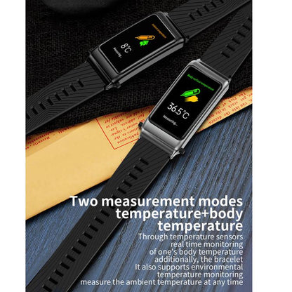 K80 1.57 inch Steel Band IP67 Earphone Detachable Smart Watch, Support Bluetooth Call(Silver) - Smart Watches by buy2fix | Online Shopping UK | buy2fix