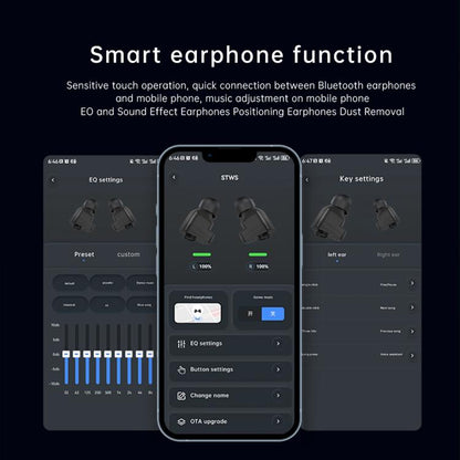 Q10 Dual-mode Bluetooth Headphones Smart Watch,1.52 inch, Support Bluetooth Call / Heart Rate(Black) - Smart Watches by buy2fix | Online Shopping UK | buy2fix