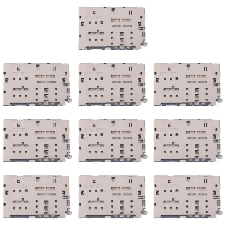 For Galaxy Galaxy A7 2016 SM-A710 10pcs Original SIM + Micro SD Card Reader - Others by buy2fix | Online Shopping UK | buy2fix