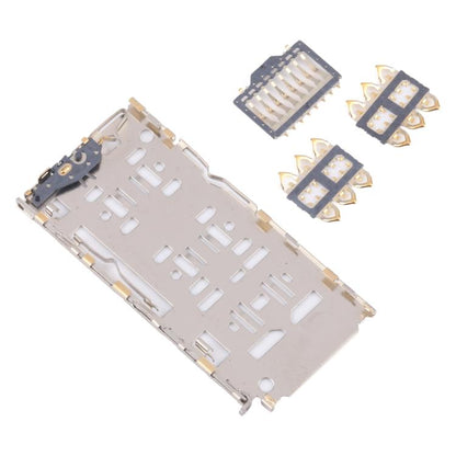 For Galaxy A20 SM-A205 10pcs Original SIM + Micro SD Card Reader - Others by buy2fix | Online Shopping UK | buy2fix