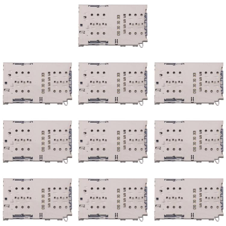 For Galaxy S7 Edge SM-G935 10pcs Original SIM + Micro SD Card Reader - Others by buy2fix | Online Shopping UK | buy2fix