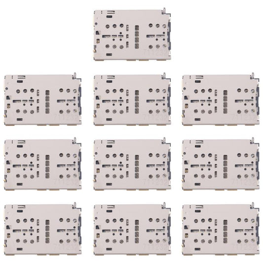 For Huawei P10 Plus 10pcs Original SIM + Micro SD Card Reader - Card Socket by buy2fix | Online Shopping UK | buy2fix