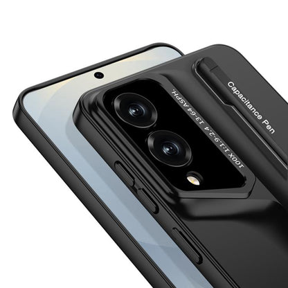 For Samsung Galaxy S25 Edge 5G GKK Blade Ultra-thin Full Coverage Phone Case with Pen(Grey) - Galaxy S25 Edge 5G Cases by GKK | Online Shopping UK | buy2fix