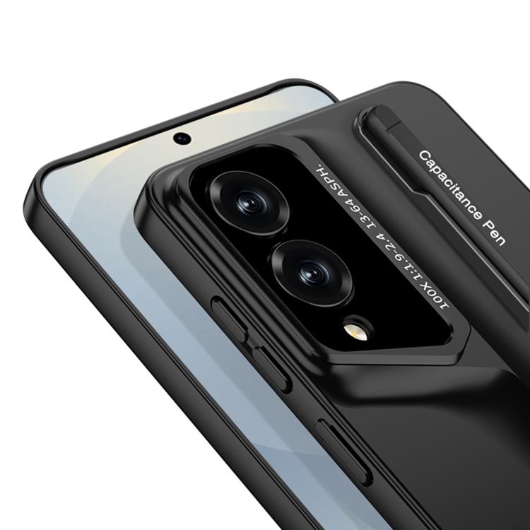 For Samsung Galaxy S25 Edge 5G GKK Blade Ultra-thin Full Coverage Phone Case with Pen(Gold) - Galaxy S25 Edge 5G Cases by GKK | Online Shopping UK | buy2fix