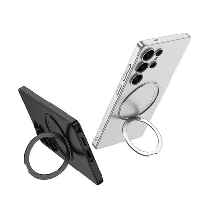 For Samsung Galaxy S25 Ultra 5G GKK Ultra-thin All-inclusive Rotation Holder MagSafe Phone Case(Titanium Grey) - Galaxy S25 Ultra 5G Cases by GKK | Online Shopping UK | buy2fix