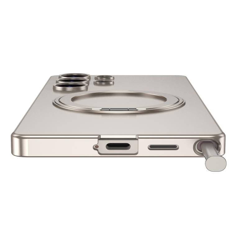 For Samsung Galaxy S25 Ultra 5G GKK Ultra-thin All-inclusive Rotation Holder MagSafe Phone Case(Titanium Grey) - Galaxy S25 Ultra 5G Cases by GKK | Online Shopping UK | buy2fix