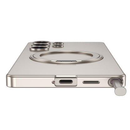 For Samsung Galaxy S25 Ultra 5G GKK Ultra-thin All-inclusive Rotation Holder MagSafe Phone Case(Titanium Grey) - Galaxy S25 Ultra 5G Cases by GKK | Online Shopping UK | buy2fix