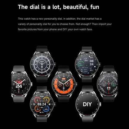 D9 1.46 inch 2 in 1 Bluetooth Earphone Smart Watch, Support Bluetooth Call / NFC / Heart Rate(Black) - Smart Watches by buy2fix | Online Shopping UK | buy2fix