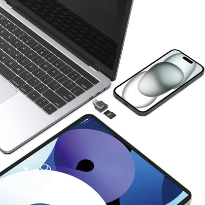 Onten OTN-CR533 Type-C to Micro SD/TF Card Reader(Black) - Card Reader by Onten | Online Shopping UK | buy2fix