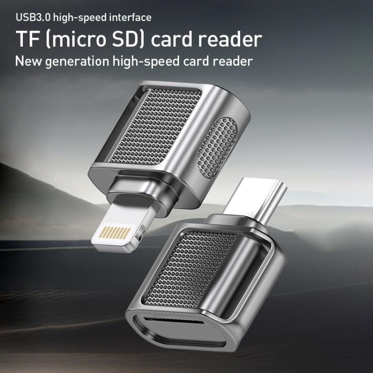 Type-C 3.0 to TF Card High Speed Mini Card Reader(Tarnish) - Card Reader by buy2fix | Online Shopping UK | buy2fix