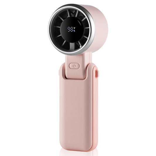 H03 High Speed ??Handheld Folding Fan(Pink) - Electric Fans by buy2fix | Online Shopping UK | buy2fix