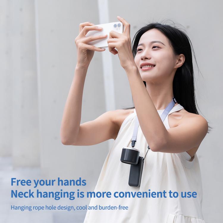 H03 High Speed ??Handheld Folding Fan(White) - Electric Fans by buy2fix | Online Shopping UK | buy2fix