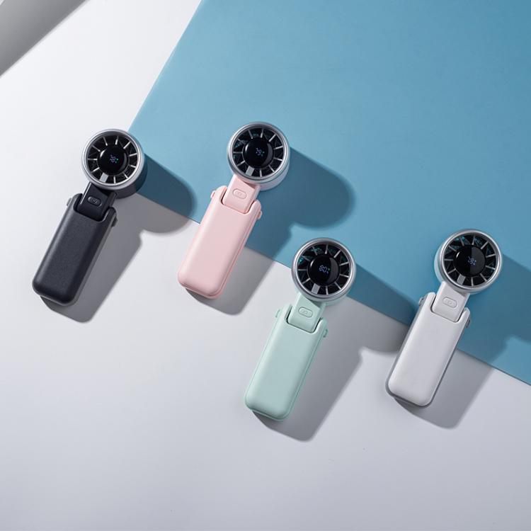 H03 High Speed ??Handheld Folding Fan(Pink) - Electric Fans by buy2fix | Online Shopping UK | buy2fix