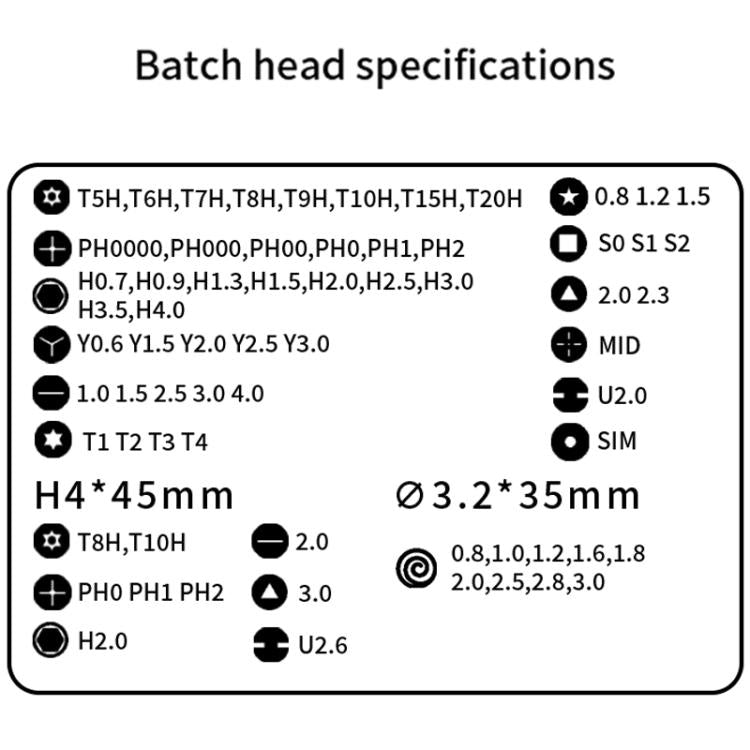 Jiafa 76 in 1 Professional Precision Long Endurance Electric Screwdriver Set - Screwdriver Set by JIAFA | Online Shopping UK | buy2fix