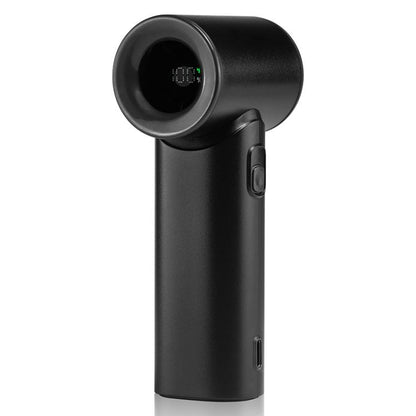 N610 Digital Display High Speed Handheld Fan(Black) - Electric Fans by buy2fix | Online Shopping UK | buy2fix