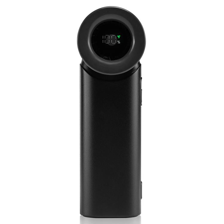 N610 Digital Display High Speed Handheld Fan(Black) - Electric Fans by buy2fix | Online Shopping UK | buy2fix