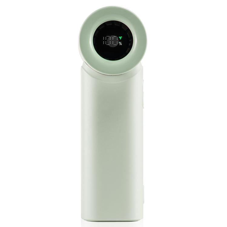 N610 Digital Display High Speed Handheld Fan(Green) - Electric Fans by buy2fix | Online Shopping UK | buy2fix