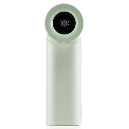 N610 Digital Display High Speed Handheld Fan(Green) - Electric Fans by buy2fix | Online Shopping UK | buy2fix