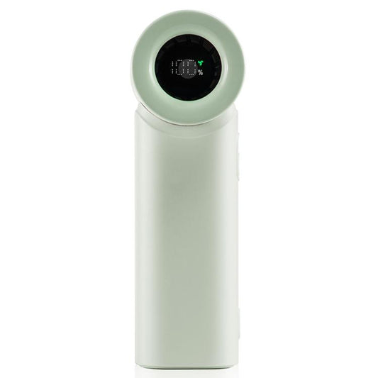 N610 Digital Display High Speed Handheld Fan(Green) - Electric Fans by buy2fix | Online Shopping UK | buy2fix