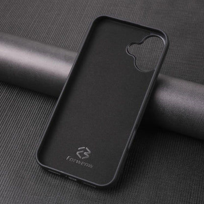 For iPhone 16 Plus Forwenw F5 Series Integrated Card Bag Phone Case(Black) - iPhone 16 Plus Cases by Forwenw | Online Shopping UK | buy2fix