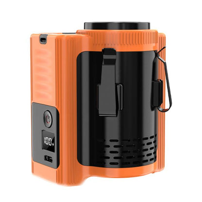 N610Y Waist Hanging High Speed Mini Fan(Orange) - Electric Fans by buy2fix | Online Shopping UK | buy2fix