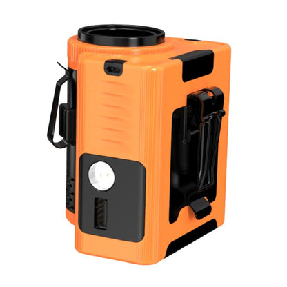 N610Y Waist Hanging High Speed Mini Fan(Orange) - Electric Fans by buy2fix | Online Shopping UK | buy2fix