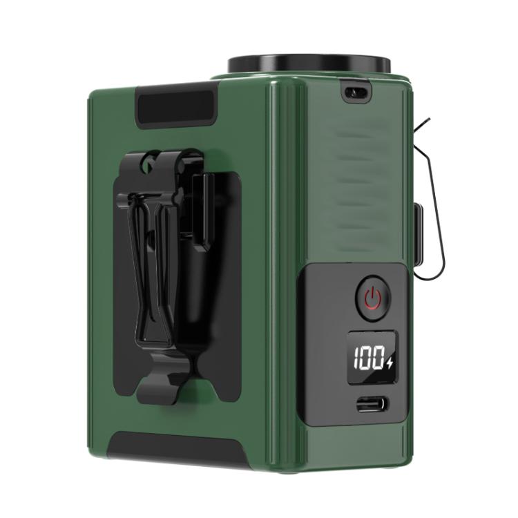 N610Y Waist Hanging High Speed Mini Fan(Green) - Electric Fans by buy2fix | Online Shopping UK | buy2fix