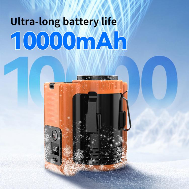 N610Y Waist Hanging High Speed Mini Fan(Orange) - Electric Fans by buy2fix | Online Shopping UK | buy2fix