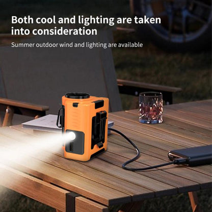 N610Y Waist Hanging High Speed Mini Fan(Orange) - Electric Fans by buy2fix | Online Shopping UK | buy2fix