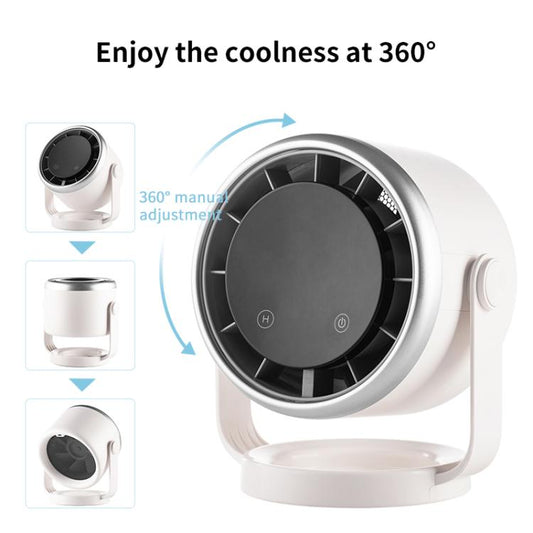 N703 Timed Desktop Air Circulation Electric Fan(White) - Electric Fans by buy2fix | Online Shopping UK | buy2fix