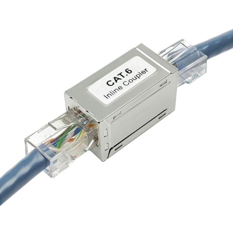 RJ45 Coupler Shielded Ethernet Cable Extender, Model:CAT6 - Broadband Amplifiers by buy2fix | Online Shopping UK | buy2fix