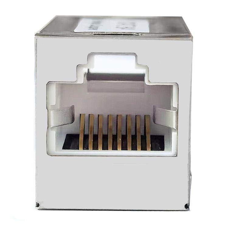 RJ45 Coupler Shielded Ethernet Cable Extender, Model:CAT6A - Broadband Amplifiers by buy2fix | Online Shopping UK | buy2fix