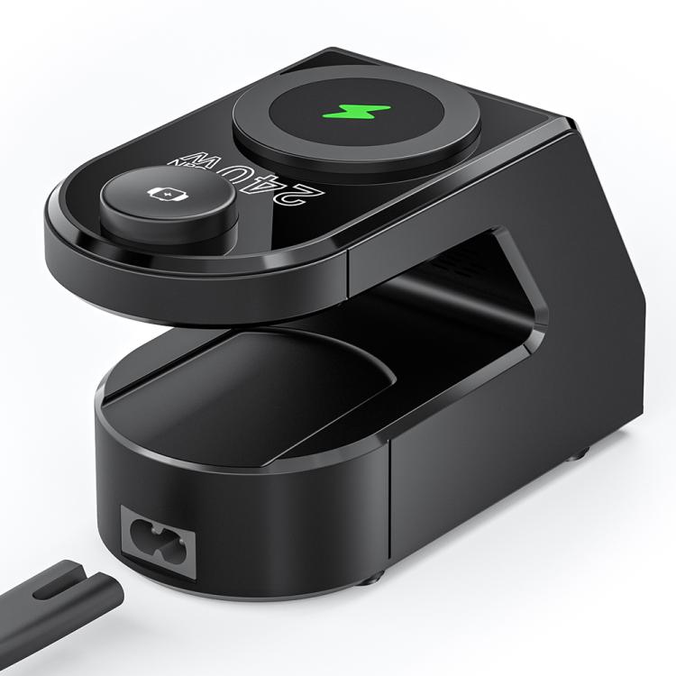 9 in 1 240W Multifunctional Multi-Port Charging Station with Alarm Function - Wireless Charger by buy2fix | Online Shopping UK | buy2fix