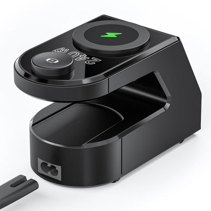 9 in 1 240W Multifunctional Multi-Port Charging Station with Alarm Function - Wireless Charger by buy2fix | Online Shopping UK | buy2fix