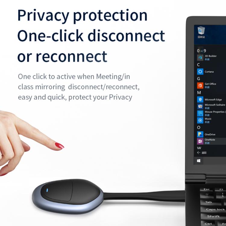 G52+R18 Smart HD Wireless Extender System Screen Mirroring Transmitter Receiver(Space Grey) - Wireless Display Dongle by buy2fix | Online Shopping UK | buy2fix