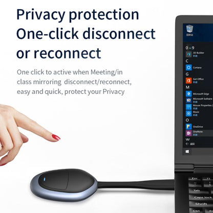 G52+R18 Smart HD Wireless Extender System Screen Mirroring Transmitter Receiver(Space Grey) - Wireless Display Dongle by buy2fix | Online Shopping UK | buy2fix