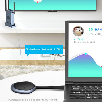 G52+R18 Smart HD Wireless Extender System Screen Mirroring Transmitter Receiver(Space Grey) - Wireless Display Dongle by buy2fix | Online Shopping UK | buy2fix