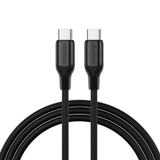 MOMAX DC23 1-Link Flow CC X 60W USB-C / Type-C to USB-C / Type-C Fast Charging Cable, Length:1.2m(Black) - USB-C & Type-C Cable by MOMAX | Online Shopping UK | buy2fix